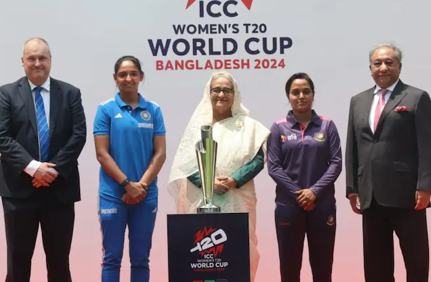 Sheikh Hasina with T20 World Cup Trophy | Image: Getty Images