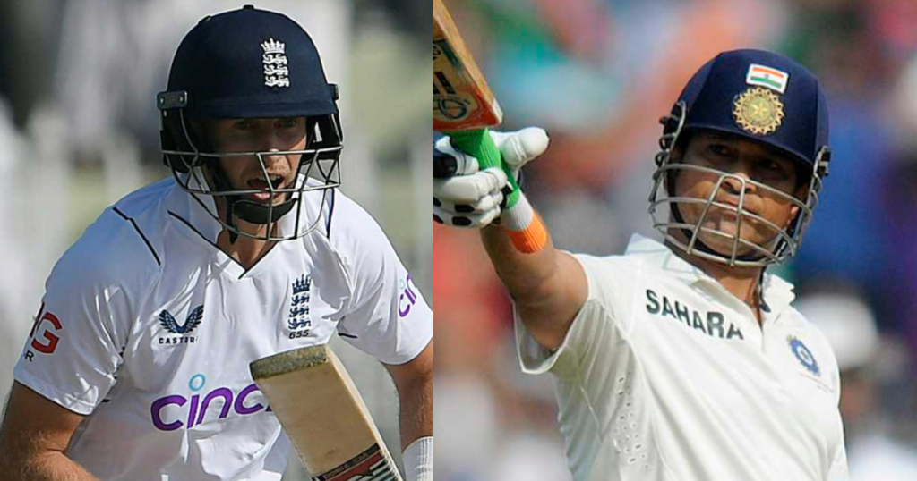 Joe Root and Sachin Tendulkar,