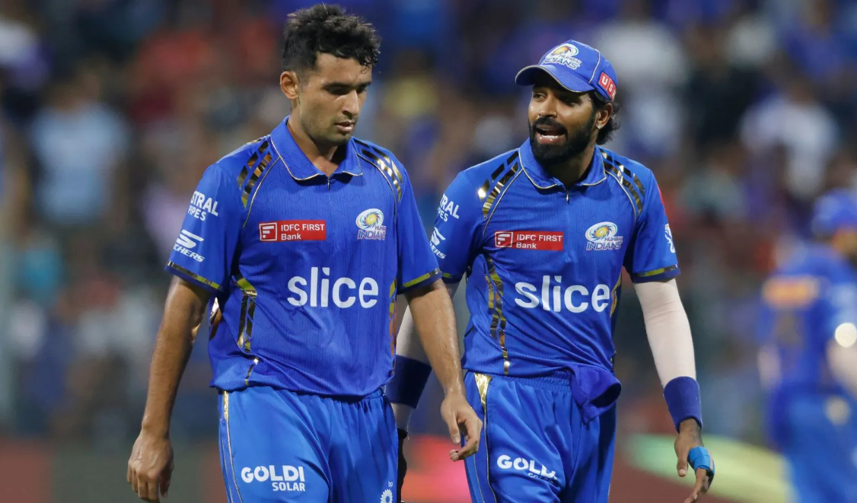 Anshul Kamboj and Hardik Pandya | Image: Getty Images