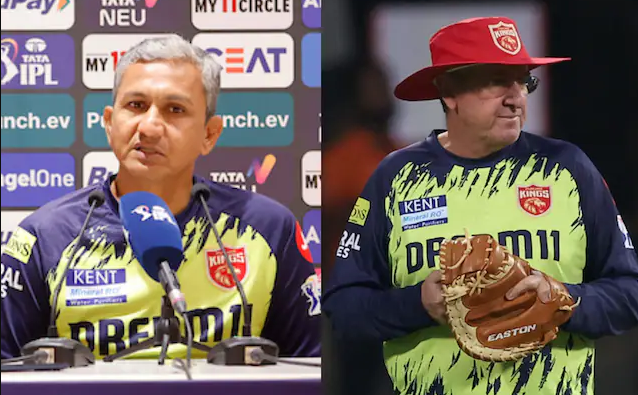 Sanjay Bangar and Trevor Bayliss | IPL | Image: Twitter