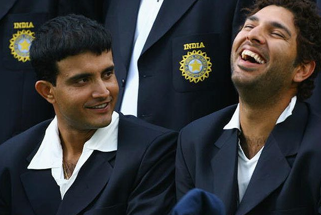 Yuvraj Singh and Soursv Ganguly