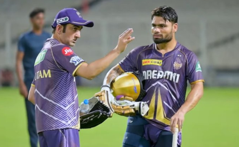 Gautam Gambhir and Rinku Singh | Image: Twitter