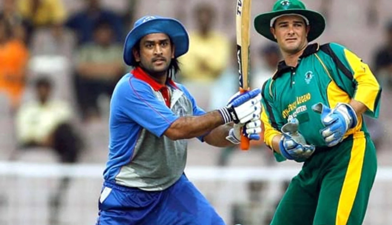 MS Dhoni and Mark Boucher | Image: Getty Images