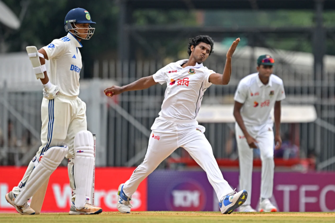 Hasan Mahnud | IND vs BAN | Image: Getty Images