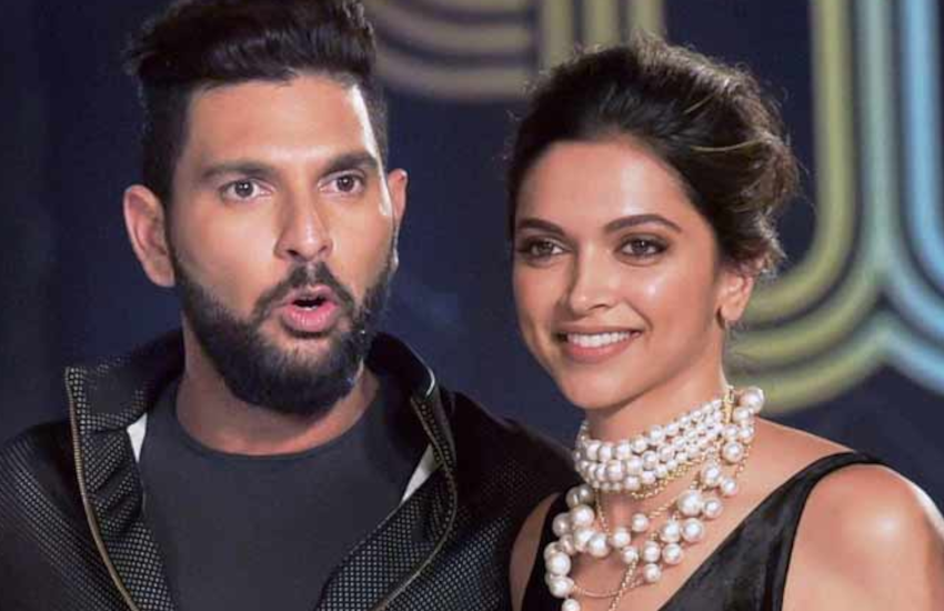 Yuvraj Singh and Deepika