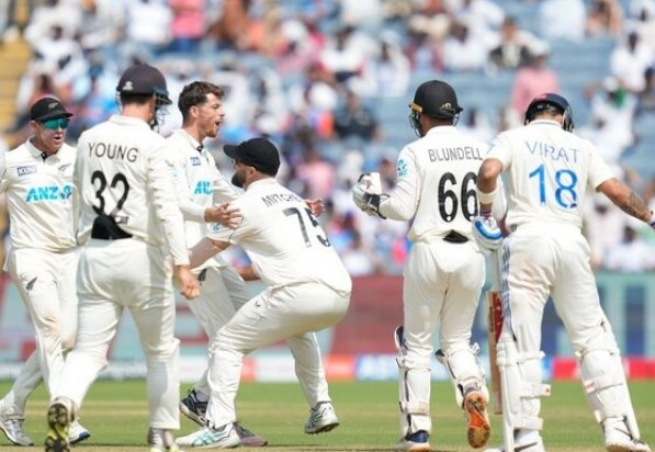 Virat Kohli Dismissal | IND vs NZ | Image: Getty Images