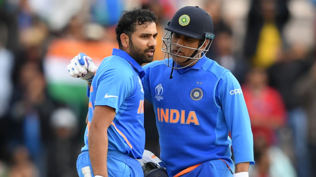 Rohit Sharma and MS Dhoni | Image: Getty Images