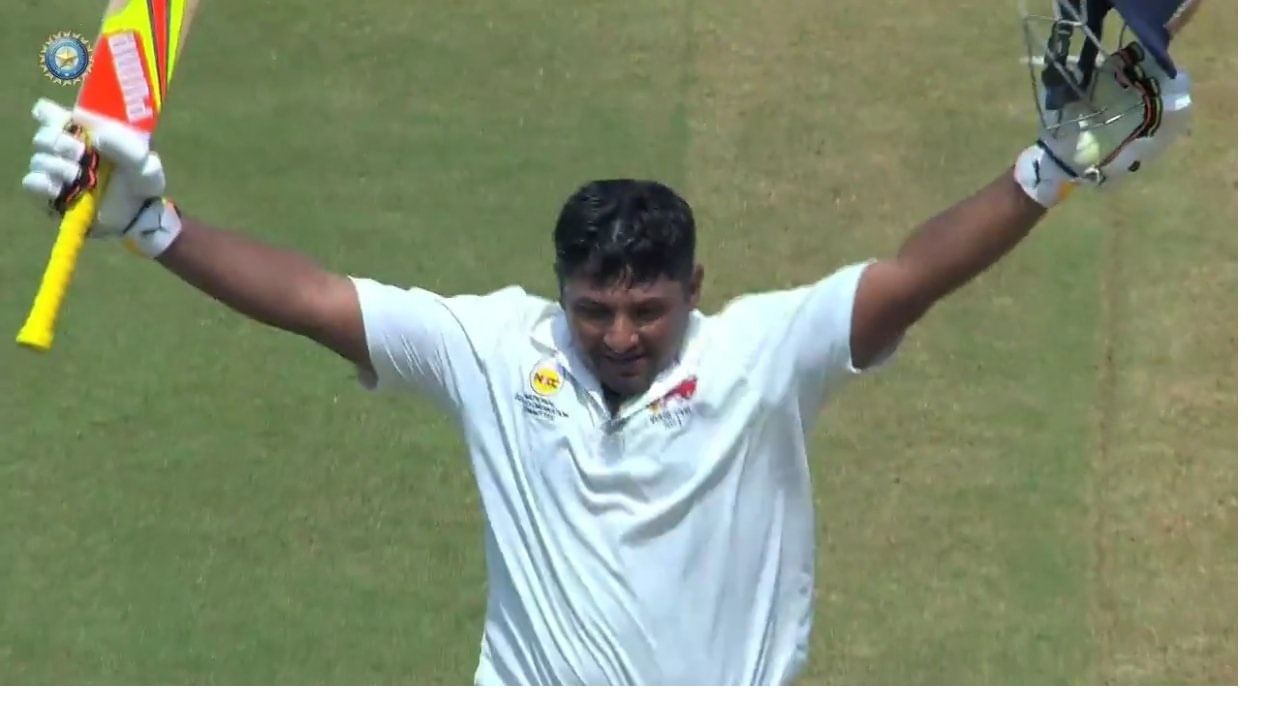 ৪, ৬, ৪, ৬, ৪…ঝলসে উঠলো সরফরাজের ব্যাট, উপেক্ষার জবাব দিলেন দুর্দান্ত শতরান করে !! 2 Sarfaraz Khan | Image: Twitter