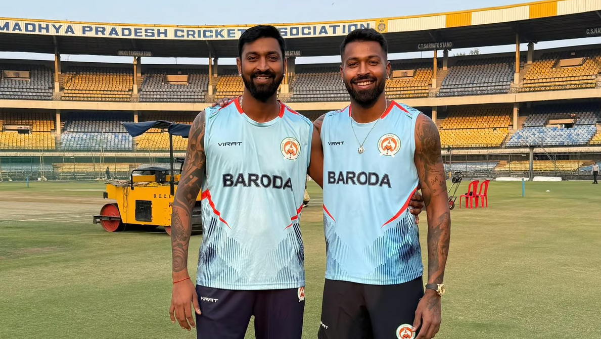 Hardik and Krunal Pandya | Syed Mushtaq Ali Trophy | Image: Twitter