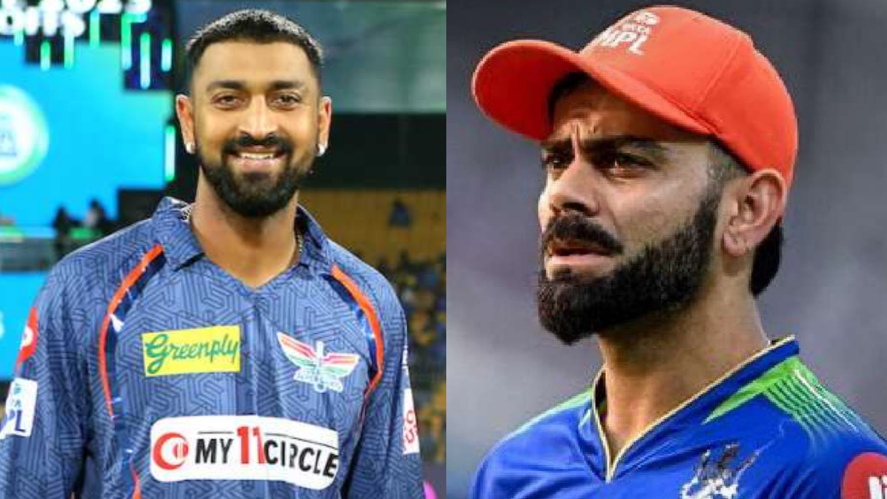 Krunal Pandya and Virat Kohli | IPL | Image: Twitter