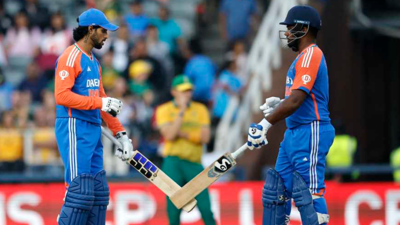 Tilak Varma and Sanju Samson | IND vs SA | Image: Getty Images