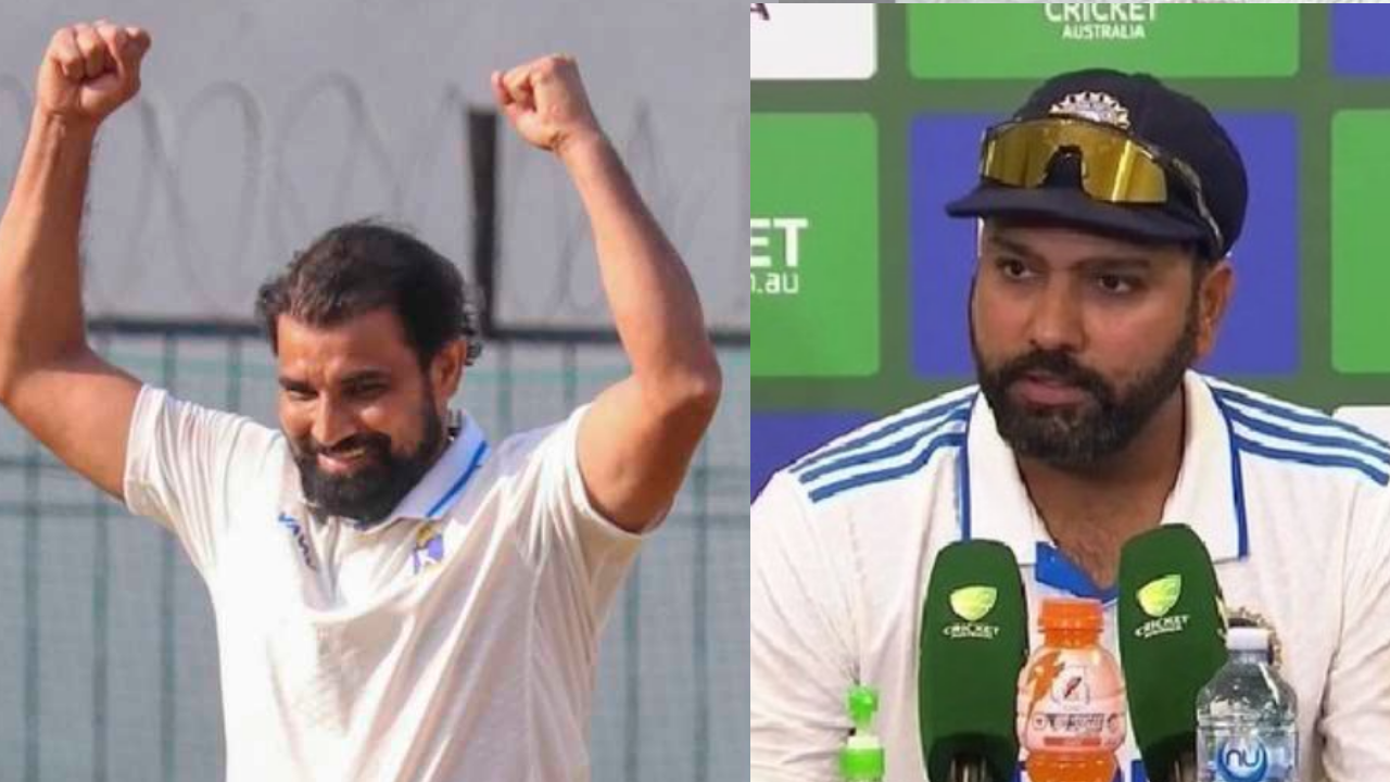 Mohammed Shami, Rohit Sharma | Image: Twitter