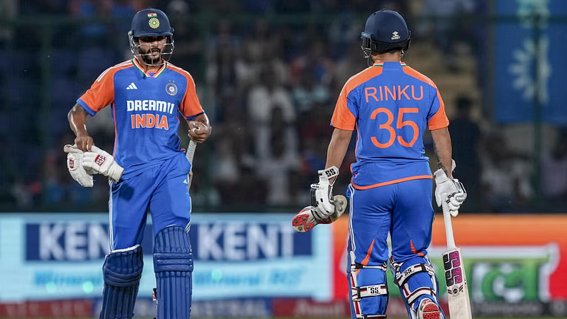 Rinku Singh and Nitish Kumar Reddy | IND vs ENG | Image: Getty Images