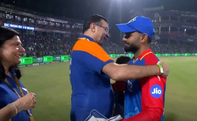 Rishabh Pant and Sajiv Goenka | Image: Twitter