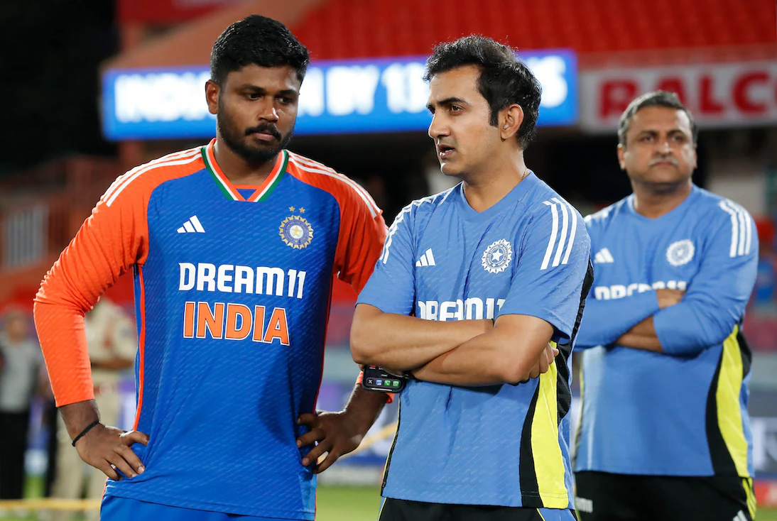 Sanju Samson and Gautam Gambhir | Image: Getty Images