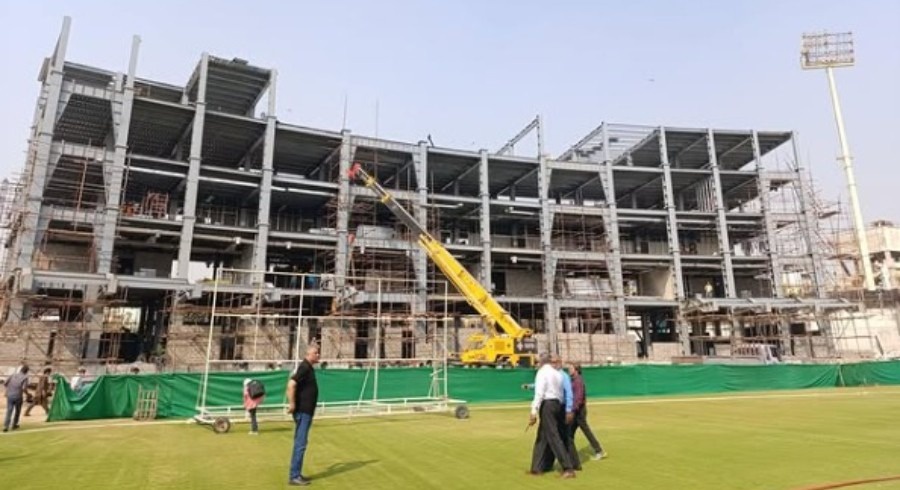 Construction Work Is Going On At Gaddafi Stadium, Lahore | Image: Twitter