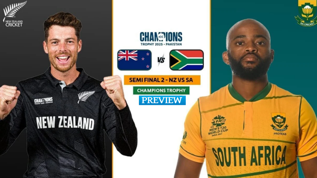 CT 2025 SA vs NZ Match Preview: ১০ বছর পর সেমিফাইনালে মুখোমুখি নিউজিল্যান্ড ও দক্ষিণ আফ্রিকা, হাড্ডাহাড্ডি লড়াইয়ের সাক্ষী হতে চলেছে ক্রিকেট বিশ্ব !! 1