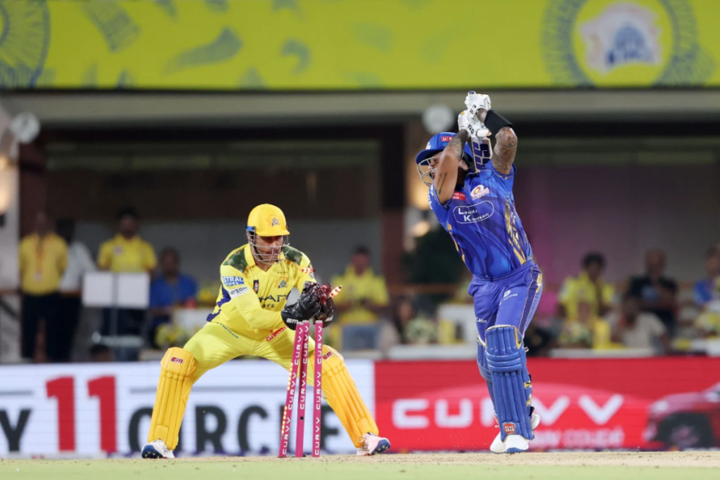 MS Dhoni and Suryakumar Yadav | IPL | Image: Getty Images 