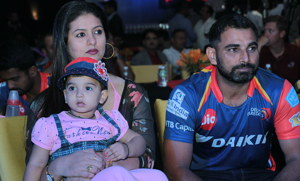 Mohammed Shami, Hasin Jahan and Their Daughter | Image: Twitter