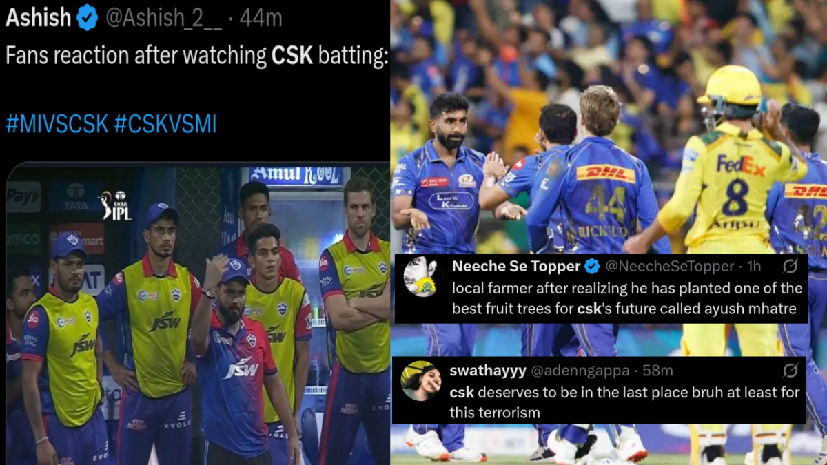"খেলা ছেড়ে দাও তোমরা..." মুম্বইয়ের বিরুদ্ধে ১৭৬ রানে শেষ হলো চেন্নাইয়ের ব্যাটিং, সমাজ মাধ্যমে চর্চা শুরু !! 1