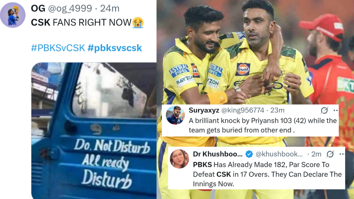 “মেরে ধোঁয়া তুলে দিলো…” চেন্নাইয়ের সামনে ২২০ রানের লক্ষমাত্রা রাখলো পাঞ্জাব কিংস, সমাজ মাধ্যমে শুরু হলো চর্চা !! 1