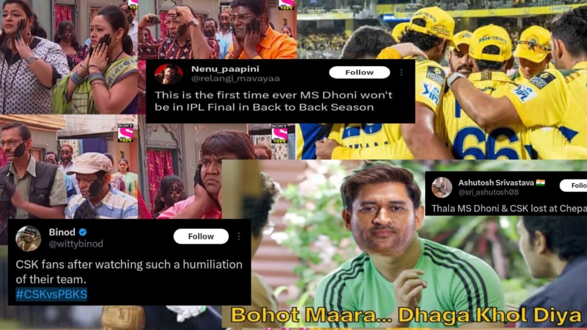 "লাইনচ্যুত চেন্নাই এক্সপ্রেস..", পাঞ্জাবের বিপক্ষে হেরে প্লে অফ থেকে ছিটকে গিয়ে সোশ্যাল মিডিয়ায় সমালোচনার মুখে CSK !! 1