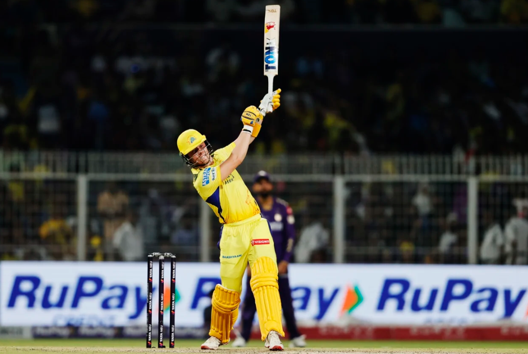 IPL 2025: জমজমাট ম্যাচে জিতলো চেন্নাই, রাহানের ভুলে প্লে-অফ স্বপ্ন চুরমার নাইটদের !! 2 Dewald Brevis | IPL | Image: Getty Images