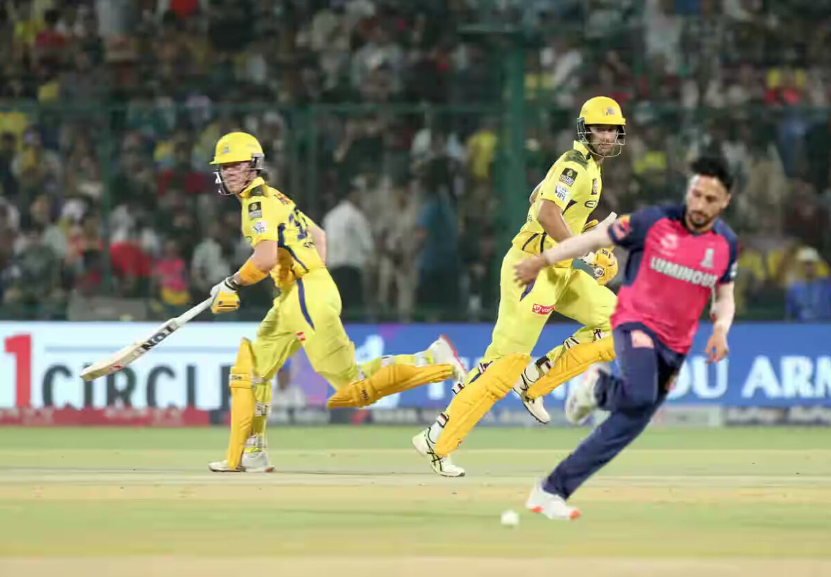 IPL 2025: চেন্নাইকে লড়াইতে ফেরালেন ব্রেভিস ও দুবে, রাজস্থানের বিরুদ্ধে স্কোরবোর্ডে ১৮৭ রান !! 1