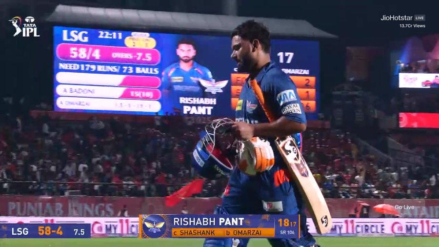 ব্যাট ফসকালেও ক্যাচ আউট ঋষভ পন্থ, দম আটকে যাওয়ার অবস্থা গোয়েঙ্কার !! 2 Ipl 2025