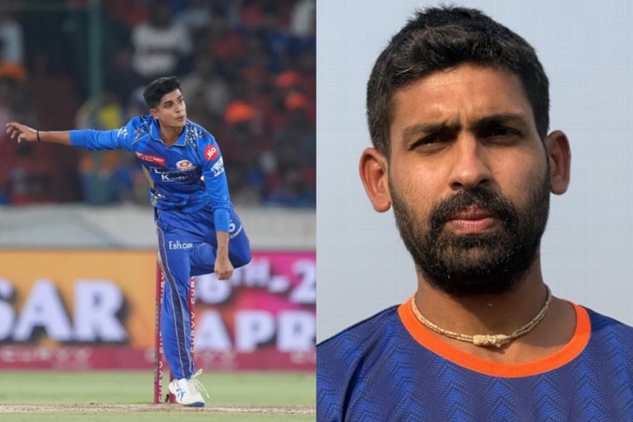 IPL 2025: চোট পেয়ে বাদ পড়লেন ‘রহস্য স্পিনার’, তড়িঘড়ি বদলি বেছে নিলো মুম্বই ইন্ডিয়ান্স !! 2 Vignesh Puthur and Raghu Sharma | Image: Twitter