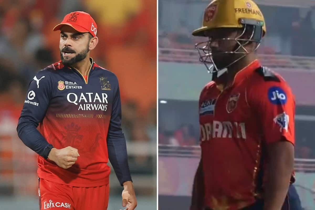বেঙ্গালুরু ফাইনালে উঠতেই ভুবনেশ্বরে প্রসাদ বিলি কোহলির? ভাইরাল ভিডিও ঘিরে চর্চা তুঙ্গে !! 3 Virat Kohli and Musheer Khan | Image: Twitter