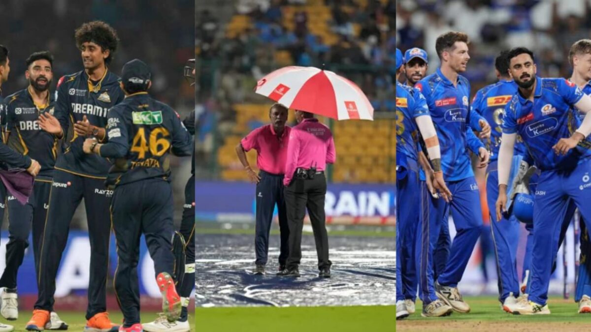 GT vs MI: বৃষ্টির কারণে গুজরাট বনাম মুম্বাইয়ের ম্যাচ না হলে এই দল RCB'এর সঙ্গে খেলবে ফাইনাল !! 1