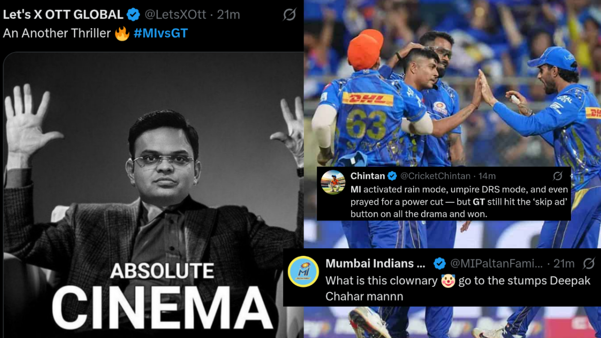 "অতি চালাকের গলায় দড়ি.." মুম্বাইয়ের বিরুদ্ধে শেষ বলে জয় ছিনিয়ে নিলো গুজরাত, সমাজ মাধ্যমে চর্চা শুরু !! 1