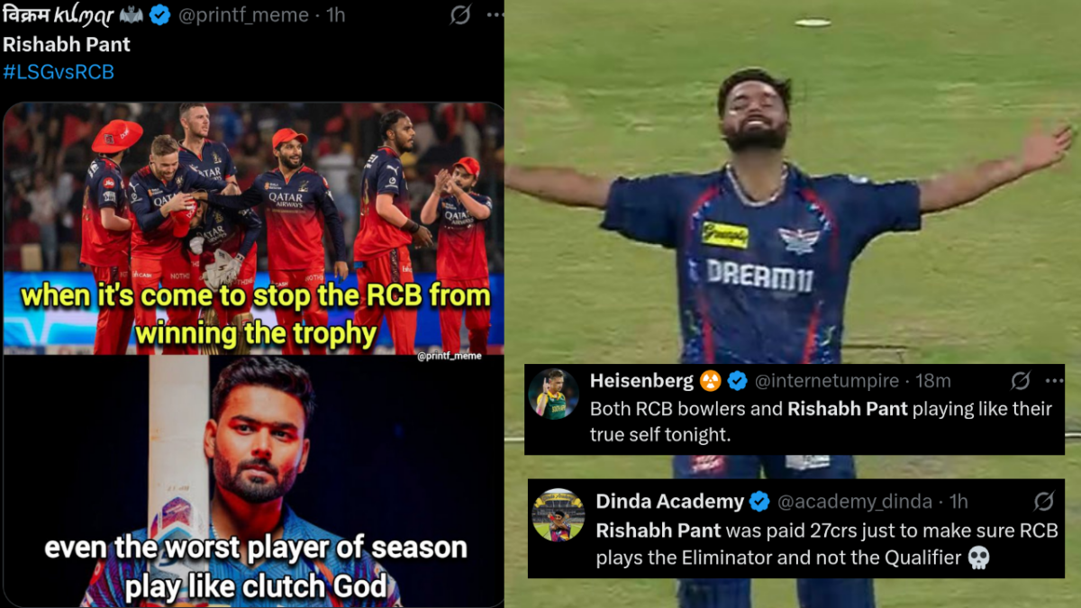 "ওস্তাদের মার শেষ রাতে..." আরসিবির বিরুদ্ধে ১১৮ রানের ইনিংস খেলে সমাজ মাধ্যমে ট্রেন্ডিং ঋষভ পন্থ !! 1