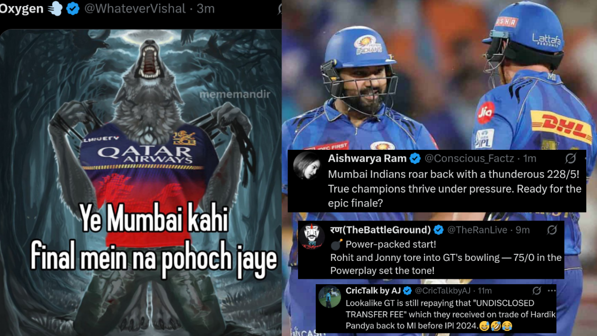 "ক্ষমতা থাকলে জিতে দেখাও..." গুজরাতের সামনে ২২৮ রান বানালো মুম্বই, সমাজ মাধ্যমে শুরু হলো চর্চা !! 1