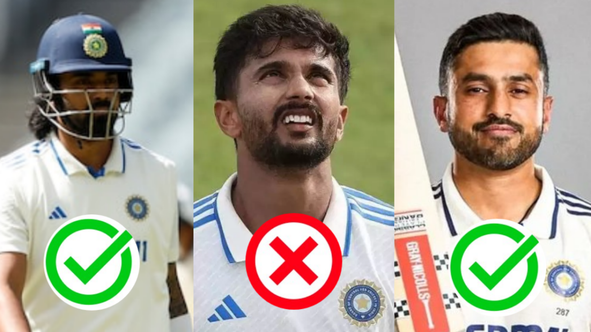 ওপেনিংয়ে রাহুল, ছয়ে করুণ, বাদ পড়লেন নীতিশ, প্রকাশ্যে ইংল্যান্ডের বিরুদ্ধে ভারতের প্রথম টেস্ট একাদশ !! 1