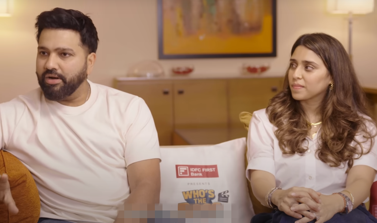 “কার্টুন একটা…” ঋতিকার কটাক্ষ যুজবেন্দ্র চাহাল’কে, শিখর’কে নিয়ে ঠাট্টা হরভজন-রোহিতের !! 3 Rohit Sharma and Ritika Sajdeh | Image: Twitter