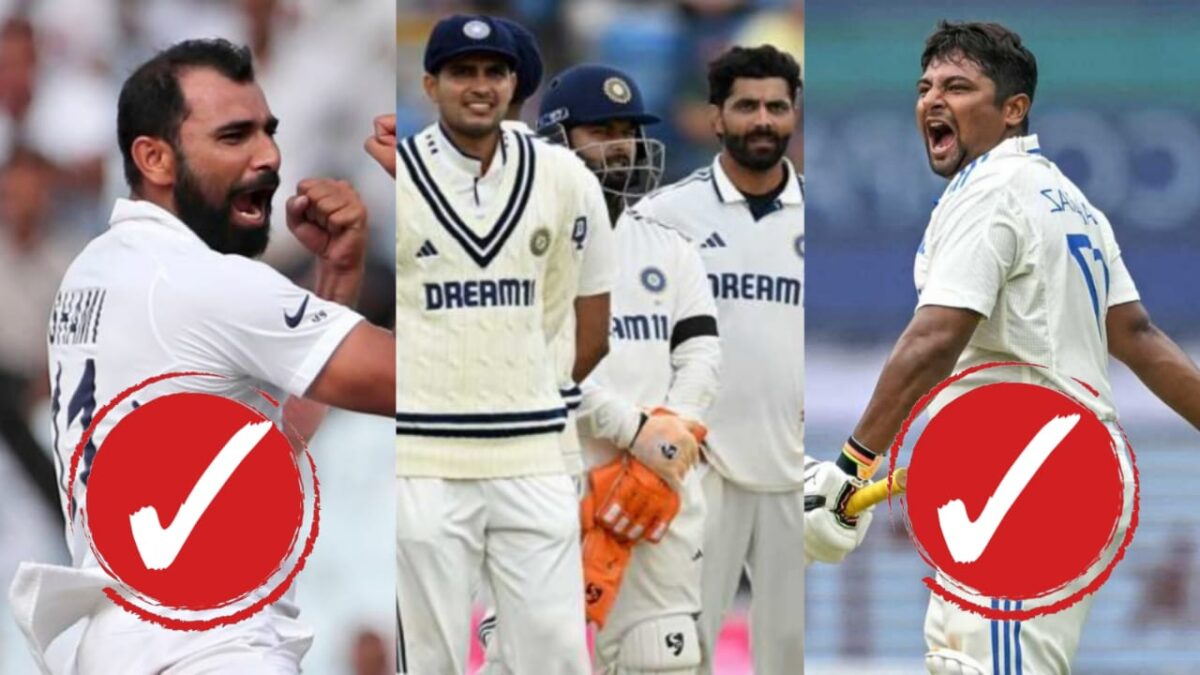 IND vs ENG: দ্বিতীয় টেস্টের জন্য নতুন দল ঘোষণা করলো বিসিসিআই, সরফরাজ-মহম্মদ শামিরা পেলেন ডাক !! 1