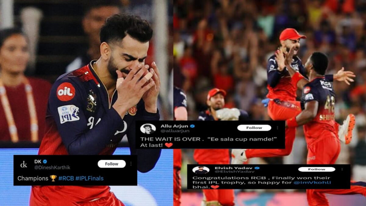 "শেষ ভালো যার..", ১৮ বছরের ট্রফি জয়ের খরা কাটিয়ে চ্যাম্পিয়ন RCB, সোশ্যাল মিডিয়ায় উৎসবে মাতলেন ভক্তরা !! 1
