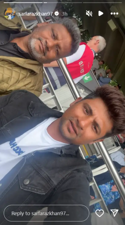 Sarfaraz Khan and Naushad Khan | Image: Instagram