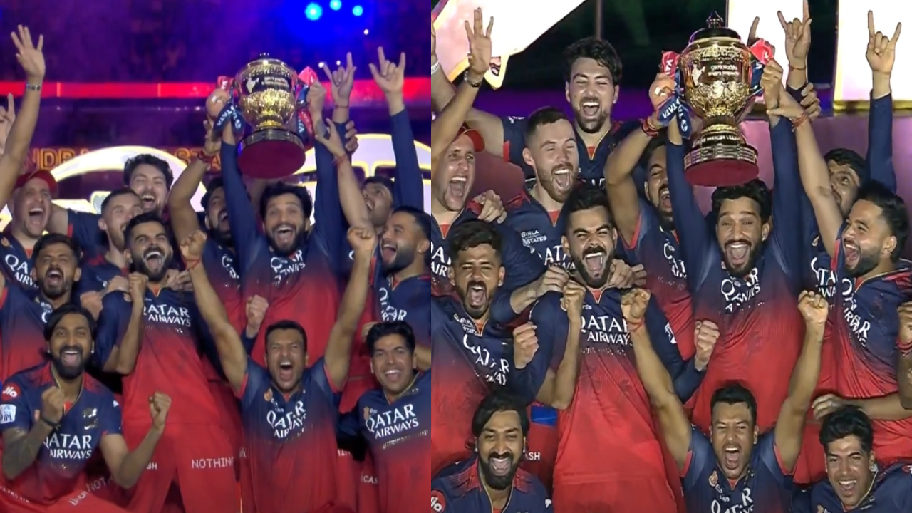 "লুট-পুট গায়া...", হোটেলে ফিরতেই বাচ্চাদের মতো লুটিয়ে পড়ে নাচলেন বিরাট কোহলি, সাথ দিলেন 'ক্যাপ্টেন' পাটিদার-ক্রুনাল-দীনেশ কার্তিক !! 3 "লুট-পুট গায়া...", হোটেলে ফিরতেই বাচ্চাদের মতো লুটিয়ে পড়ে নাচলেন বিরাট কোহলি, সাথ দিলেন 'ক্যাপ্টেন' পাটিদার-ক্রুনাল-দীনেশ কার্তিক !! 3