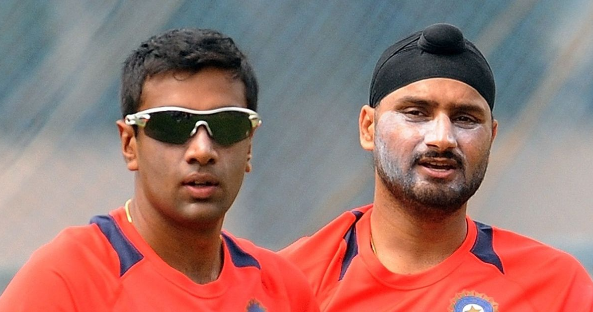 Harbhajan Singh and Ravichandran Ashwin | Image: Twitter