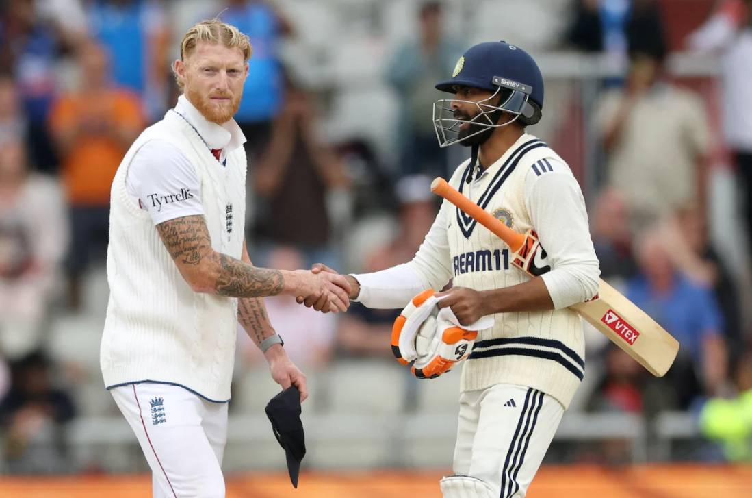 IND vs ENG 4th Test: তিন শতরানে মানরক্ষা, ম্যাঞ্চেস্টারে অমীমাংসিত ভারত-ইংল্যান্ড টেস্ট !! 3 Ben Stokes and Ravindra Jadeja | IND vs ENG | Image: Getty Images