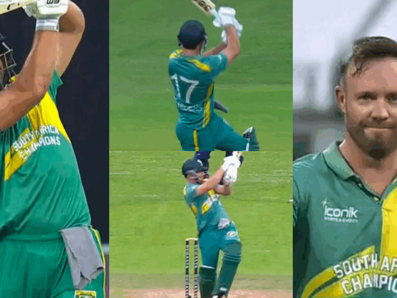 ৬,৬,৬,৬,৬,৬… WCL'এ আগ্রাসী মেজাজে এবি ডি ভিলিয়ার্স, খেললেন ২২ বলে ১০২ রানের বিধ্বংসী ইনিংস !! 4