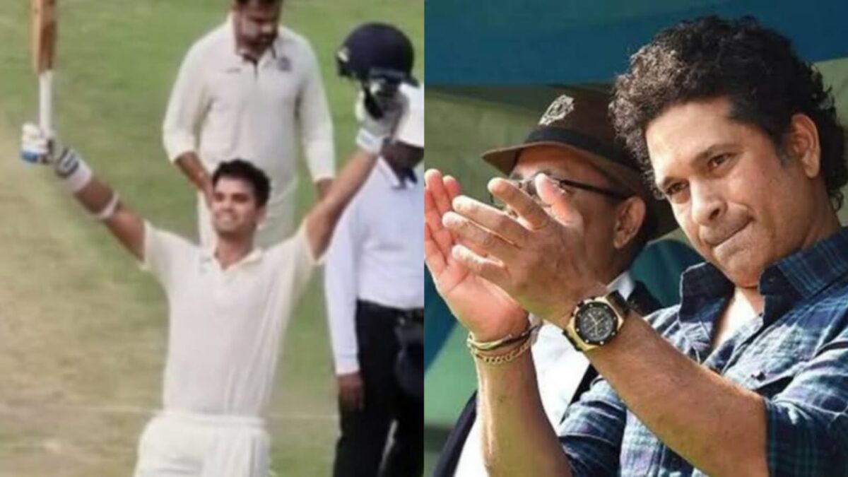 ৬,৬,৬,৪,৪,৪.. রঞ্জিতে অর্জুন তেন্ডুলকরের রানের সুনামি, ব্যাট হাতে জ্বলে উঠলেন শচীন পুত্র !! 1