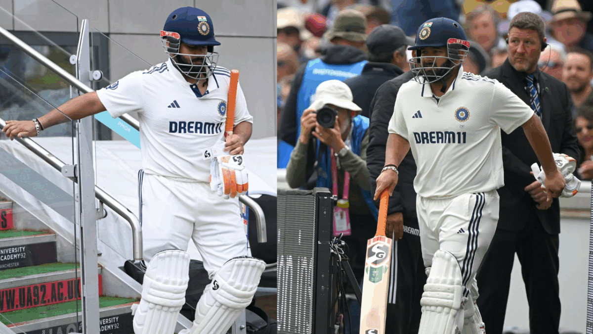 ভাঙা পা নিয়েই দলের স্বার্থে সবাইকে চমকে দিয়ে বাইশ গজে হাজির ঋষভ পন্থ, ভাইরাল ভিডিও !! 1