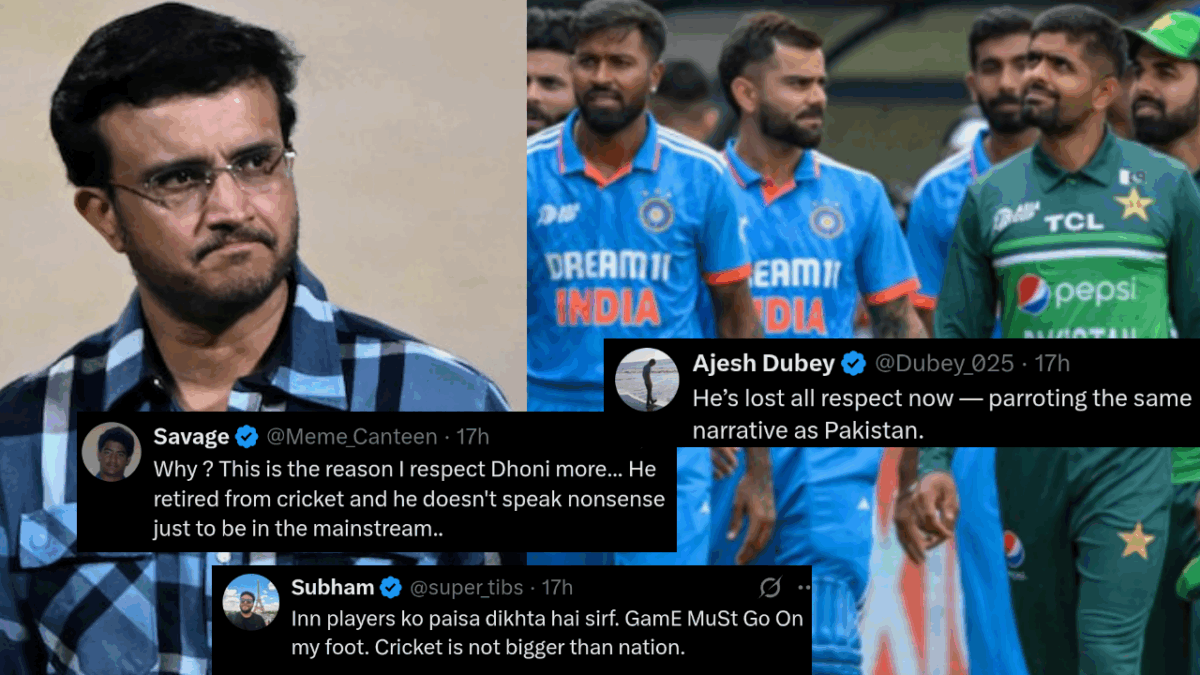 "রাজনীতিটা বেশ ভালোই বোঝেন..." ভারত-পাক ম্যাচ নিয়ে মুখ খুলতেই সমাজ মাধ্যমে ট্রোলের মুখে সৌরভ গাঙ্গুলি !! 1