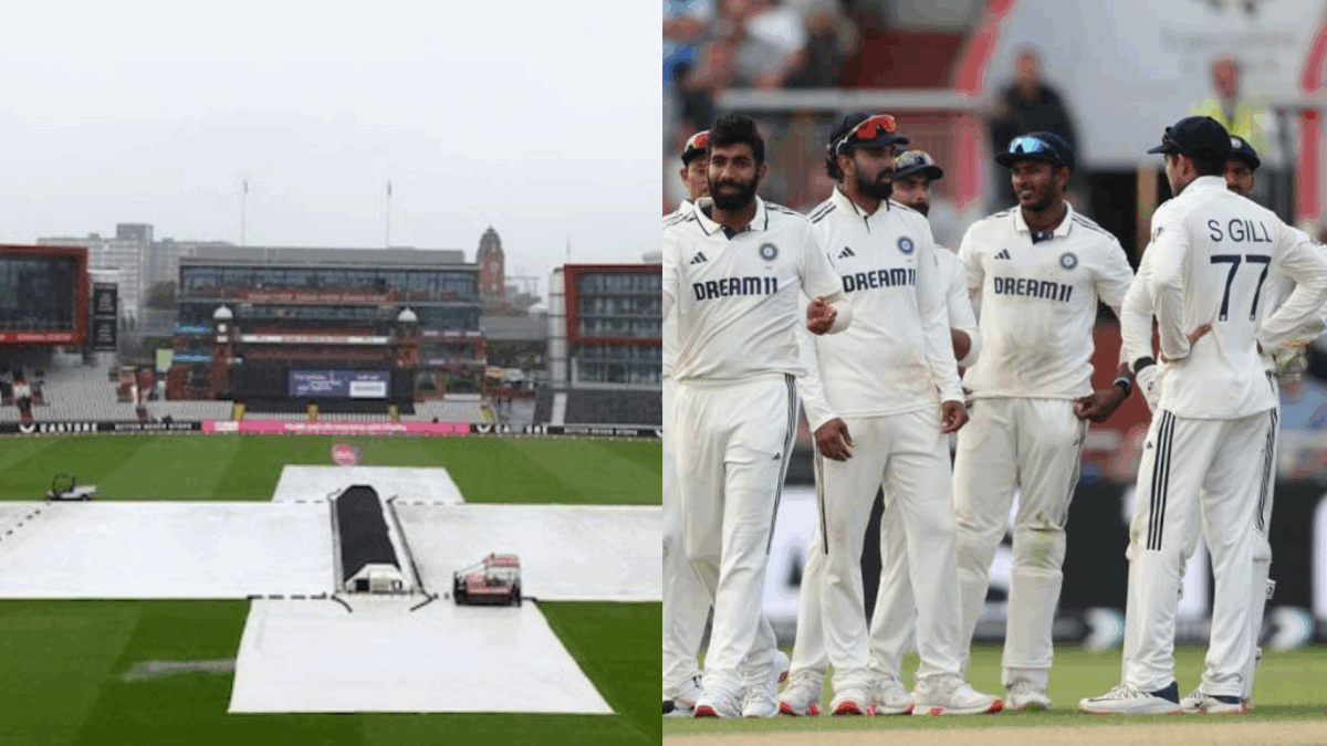 বরুণ দেবের কৃপা শুভমানদের উপর, ম্যানচেস্টারে শুরু হলো ঝমঝমিয়ে বৃষ্টি !! 1