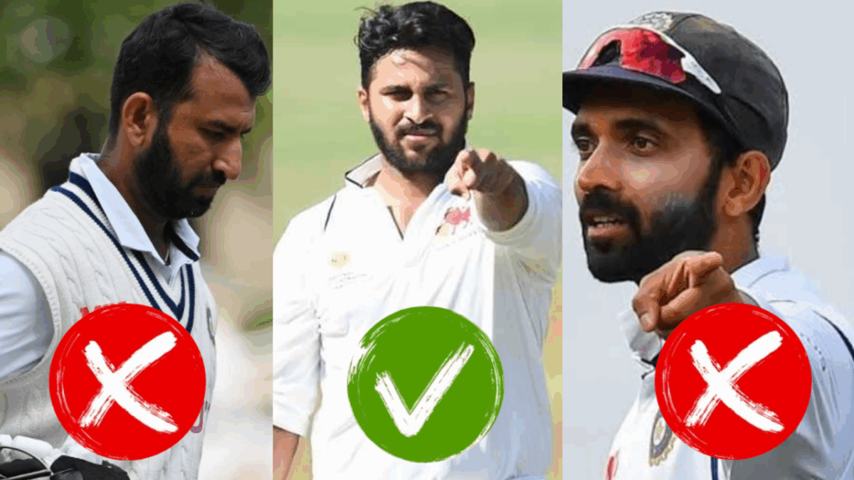 বাদ রাহানে-পূজারা, এন্ট্রি নিলেন জয়সওয়াল; শার্দূলকে ক্যাপ্টেন বানিয়ে দল ঘোষণা করলো বোর্ড !! 1