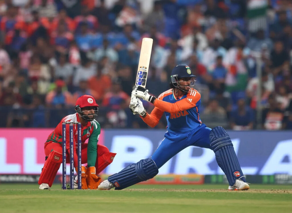 india-reaches-decent-total-vs-oman, aisa cup 2025